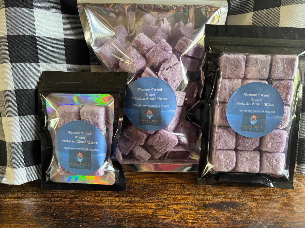 Gelatin Cloud Bites | Light & Crunchy Snack