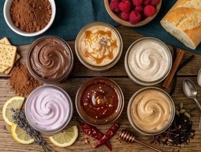 Artisan Whipped Honey Spreads | Creamed Honey, Spiced & Fruit Infused (6 oz)