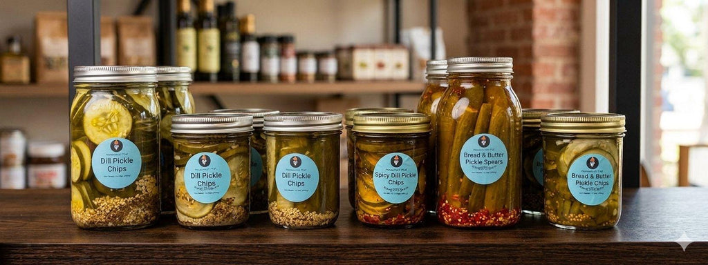 Artisan Hand-Packed Pickles | Dill, Bread & Butter, or Spicy Kick