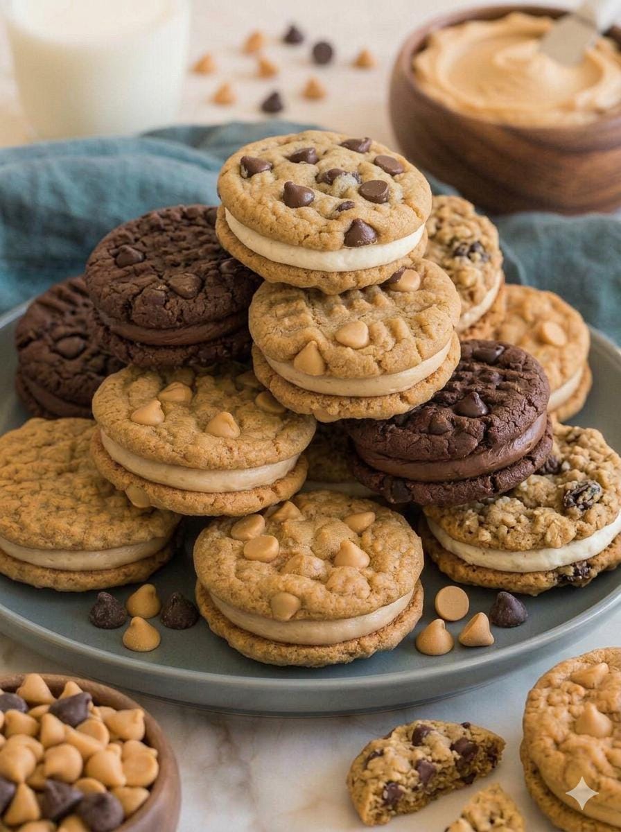 Handcrafted Gourmet Crème-Filled Cookie Sandwiches | Pick Your Flavors!